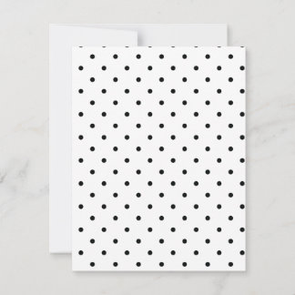 Save the Date Black and white polka dot wedding
