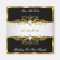 Save The Date Black Pearls White Gold Birthday