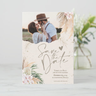 Save the Date Boho Bohemian Card