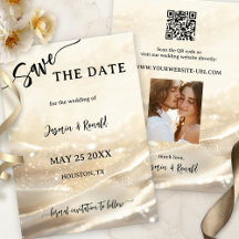 Boho Chic Gold Sparkling Photo Enregistrer la cart