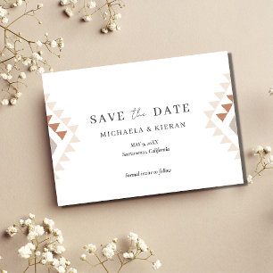 Save The Date Boho Desert Mariage Photo