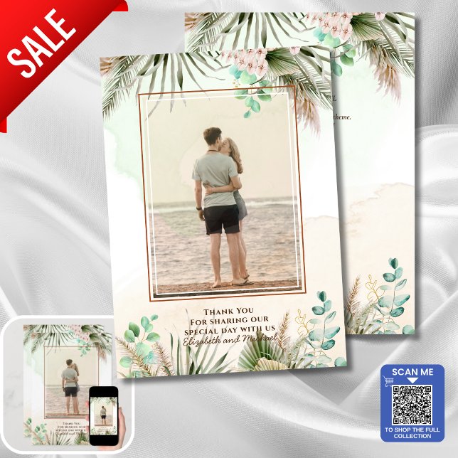 Save The Date BOHO Eucalyptus Pampas Mariage vert herbe (Créateur téléchargé)