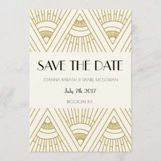 Save The Date Boho Gatsby enregistrer la date
