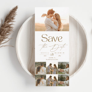 Save The Date Boho Modern Photo Wedding Sauvez les dates