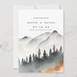 Save The Date Boho Online Mountain