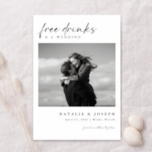 Boissons Gratuites | Photo de mariage romantique m