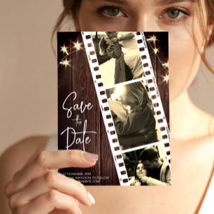 Save The Date Boite photo rustique tendance enregistrer l'invita