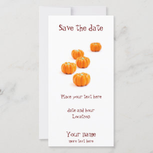 Save The Date Bonbons citrouilles d'Halloween