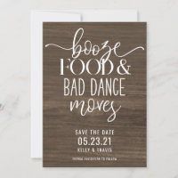Booze nourriture et mauvaise danse déménage Mariag