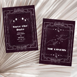 Save The Date Bourgogne Tarot Le Mariage des amoureux