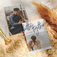 Brush Script Better Together Enregistrer La Date P