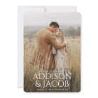 Budget Moderne Noms de Type Simple Photo Mariage