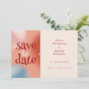 Save The Date Bulles d'amour : Conte de fées Horizontale