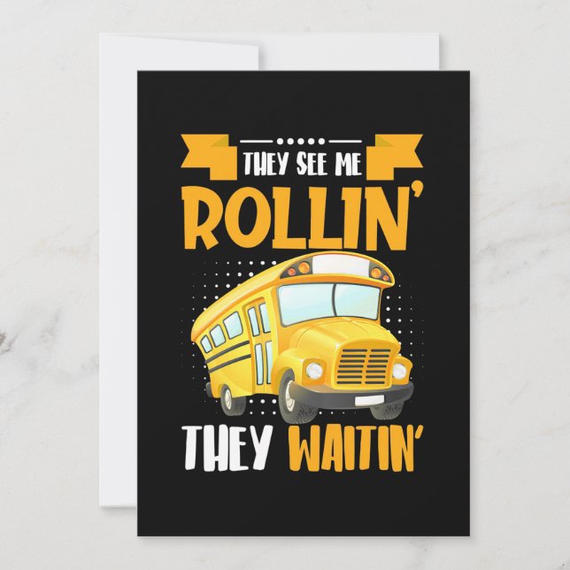 Save The Date Bus Driver See Me Rollin (Devant)