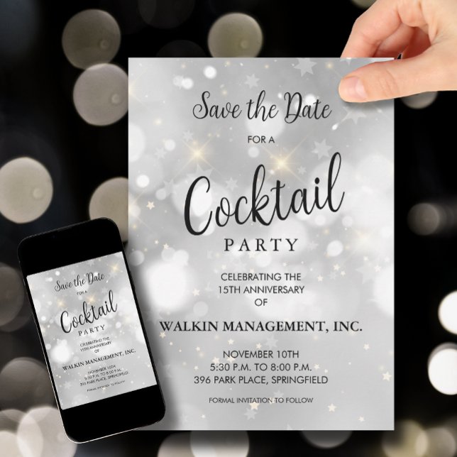 Save the Date Business Anniversary Invitation (Creator Uploaded)