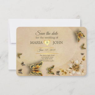 Save the date butterflies original