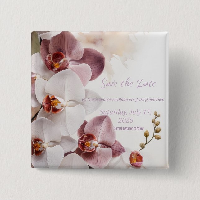 Save the Date Button (Front)