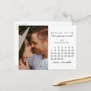 Save the Date Calendar May 2023 Calendar Postcard