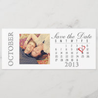 Save the Date Calendar: October 2013
