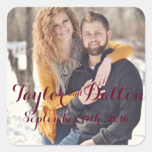 Save the Date Calendar Stickers