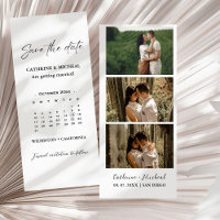 Calendrier Mariage Photobooth bande cadre Enregist