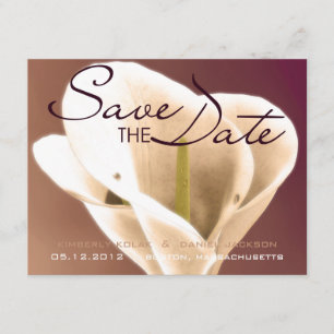 Save The Date Calla Lillies ・ Enregistrer la date