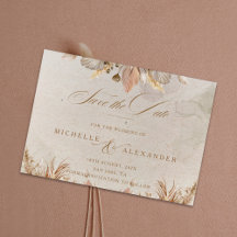 Calligraphie Automne Boho Mariage Enregistrer La C