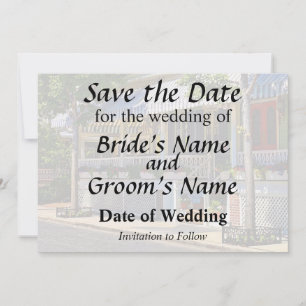 Save The Date Cape May NJ – Restaurant sur Jackson Street