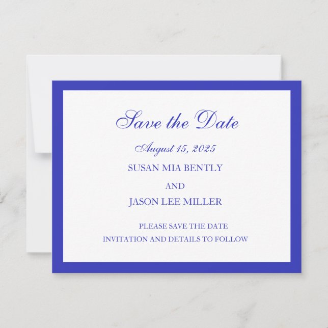 Save The Date Card (Front)