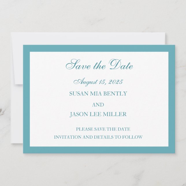 Save The Date Card (Front)