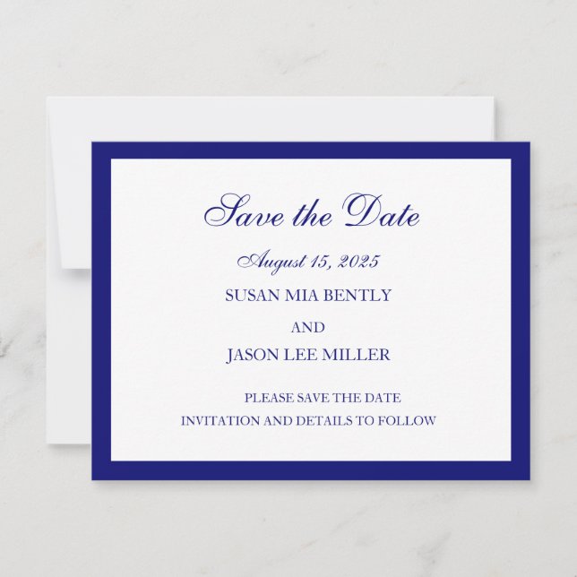 Save The Date Card (Front)