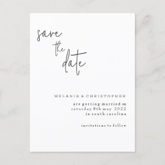Save the Date Card