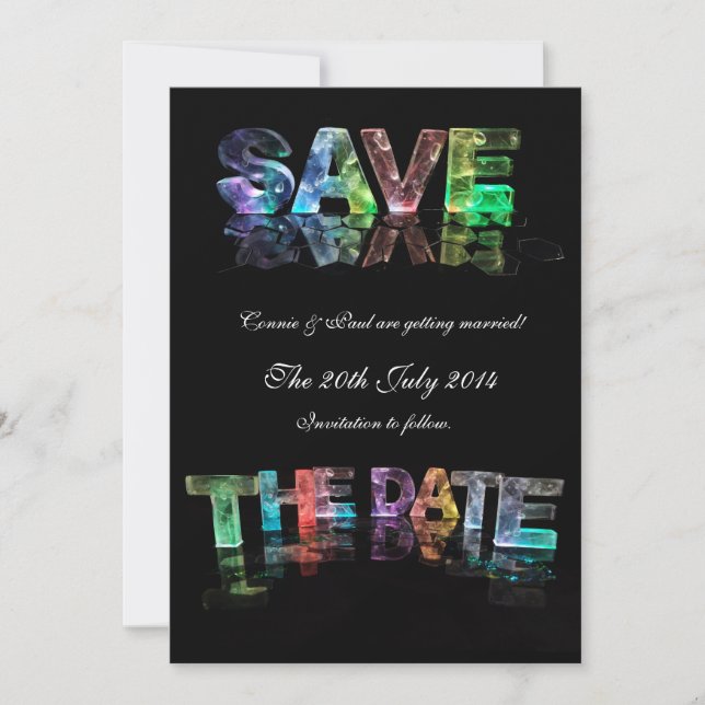 Save The Date Card (Front)