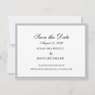 Save The Date Card