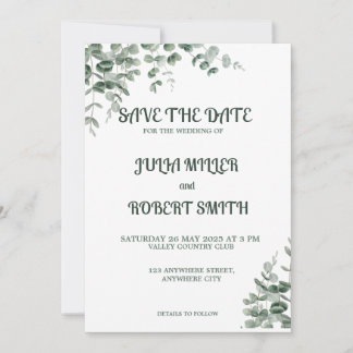 Save The Date Card