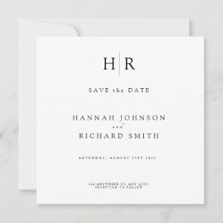 Save the Date Card Customizable