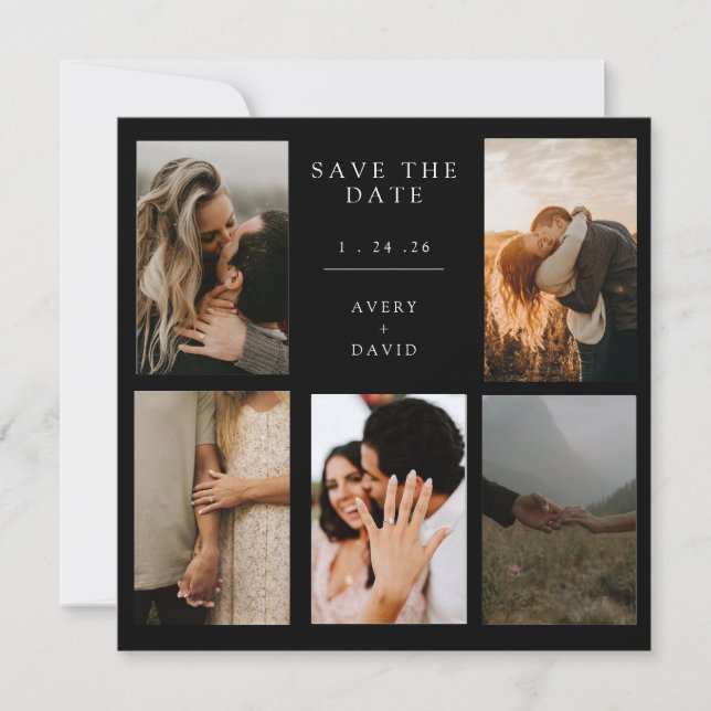 Save the Date Card Customizable (Front)
