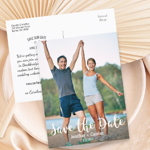 Save the Date Card   Fun, Modern, Casual, Photo