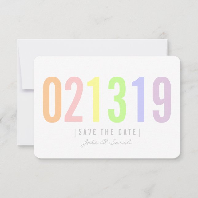 Save the Date Card - Icecream Day (Front)