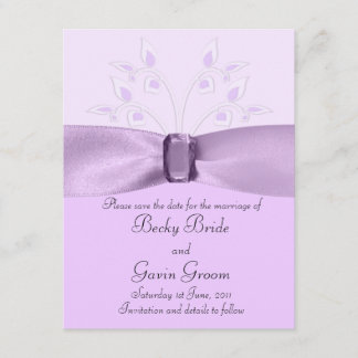 Save the Date Card Lavender Lane