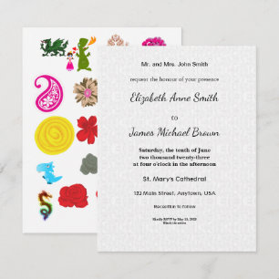 Save The Date Card Wedding Cute Fun Unique