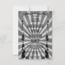 Carnival festival black and white