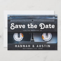 Cassette rétro des années 80 Mariage des années 80