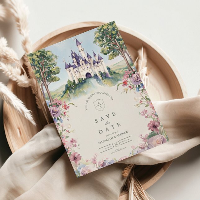 Save The Date Castlecore Fairytale Garden Mariage (Créateur téléchargé)