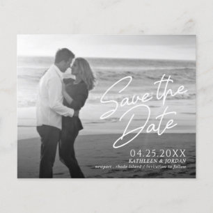 Save the Date Casual Script Budget Wedding
