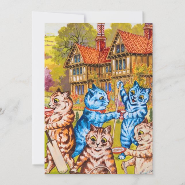 Save The Date Cat Garden Party (Devant)