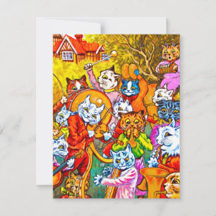 Save The Date Cat Musical Band