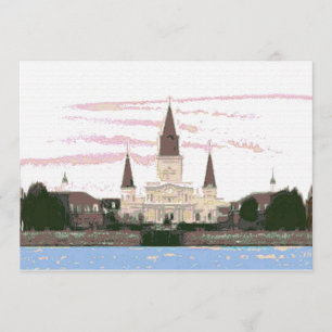 Save The Date Cathédrale, carré de Jackson, la Nouvelle-Orléans