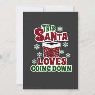 Save The Date Ce Père Noël Aime Défiler Noël Noël Noël Mauvais N