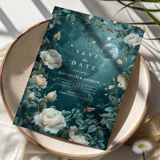 Save The Date Celestial Night Garden Wedding (Créateur téléchargé)